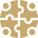 Puzzle piece circle logo