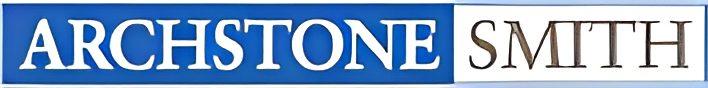 Blue and white Archstone Smith branding